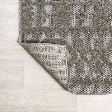 Citta High-low Pile Mediterranean Tile Area Rug